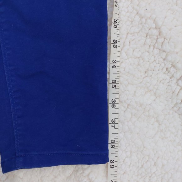 Electric blue high waisted skinny jeans - Picture 7 of 8